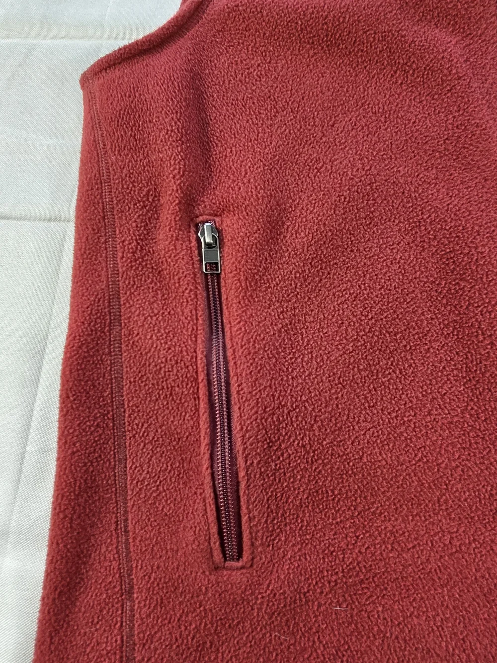 Patagonia Synchilla Fleece Vest Red Full Zip Men's Medium